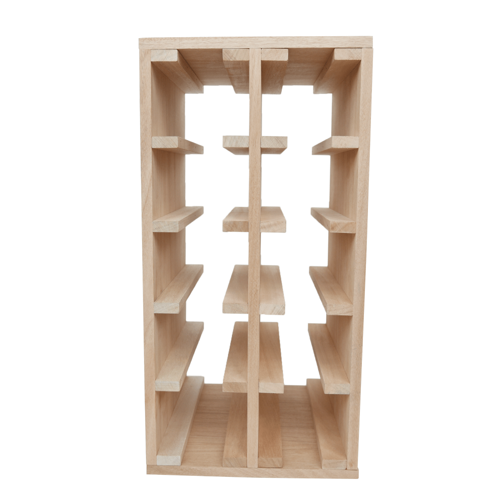 10 Bottles Oak Wine Rack - Wine Rack Store