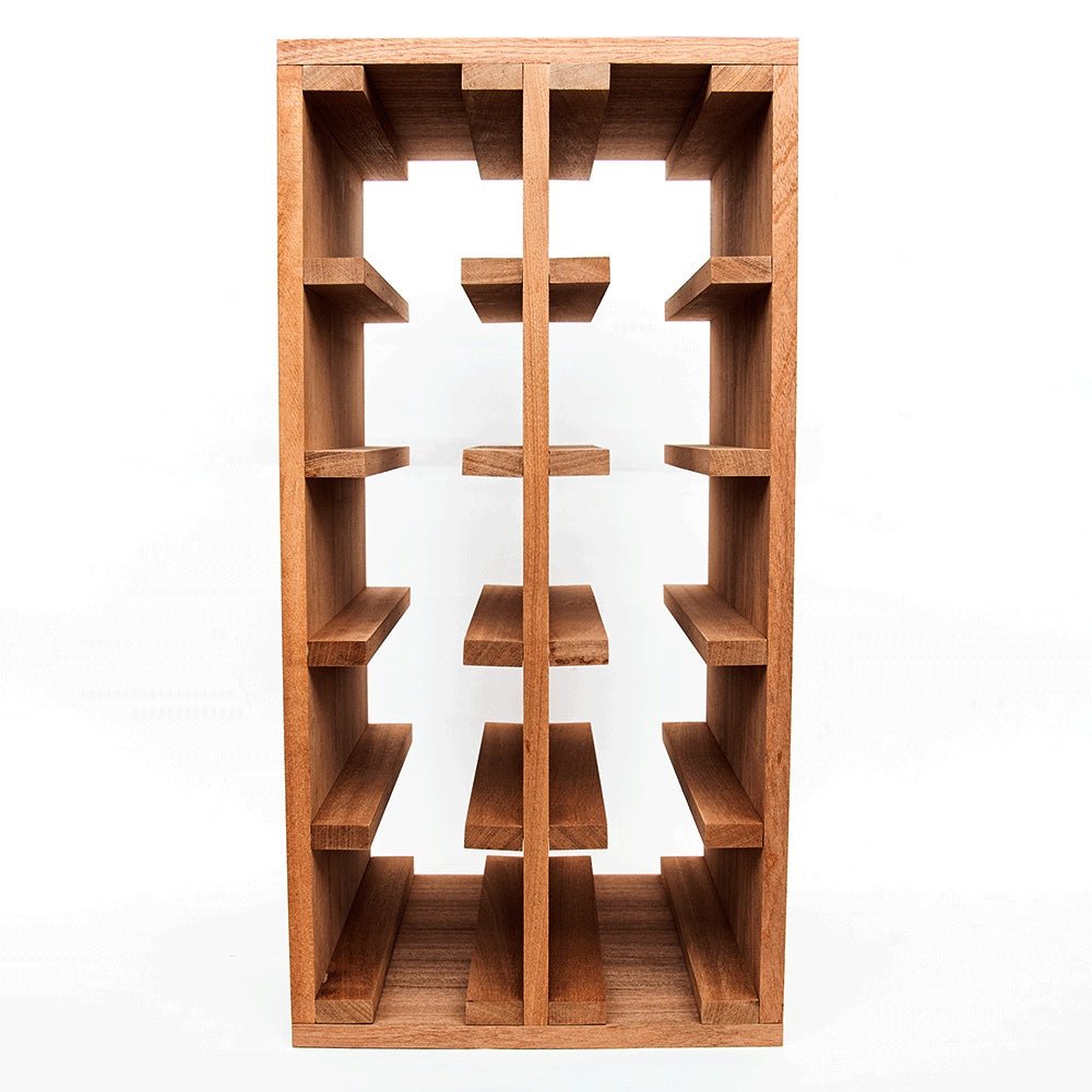 Solid Hardwood Wine Racks - Oak & Sapele - Wine Rack Store