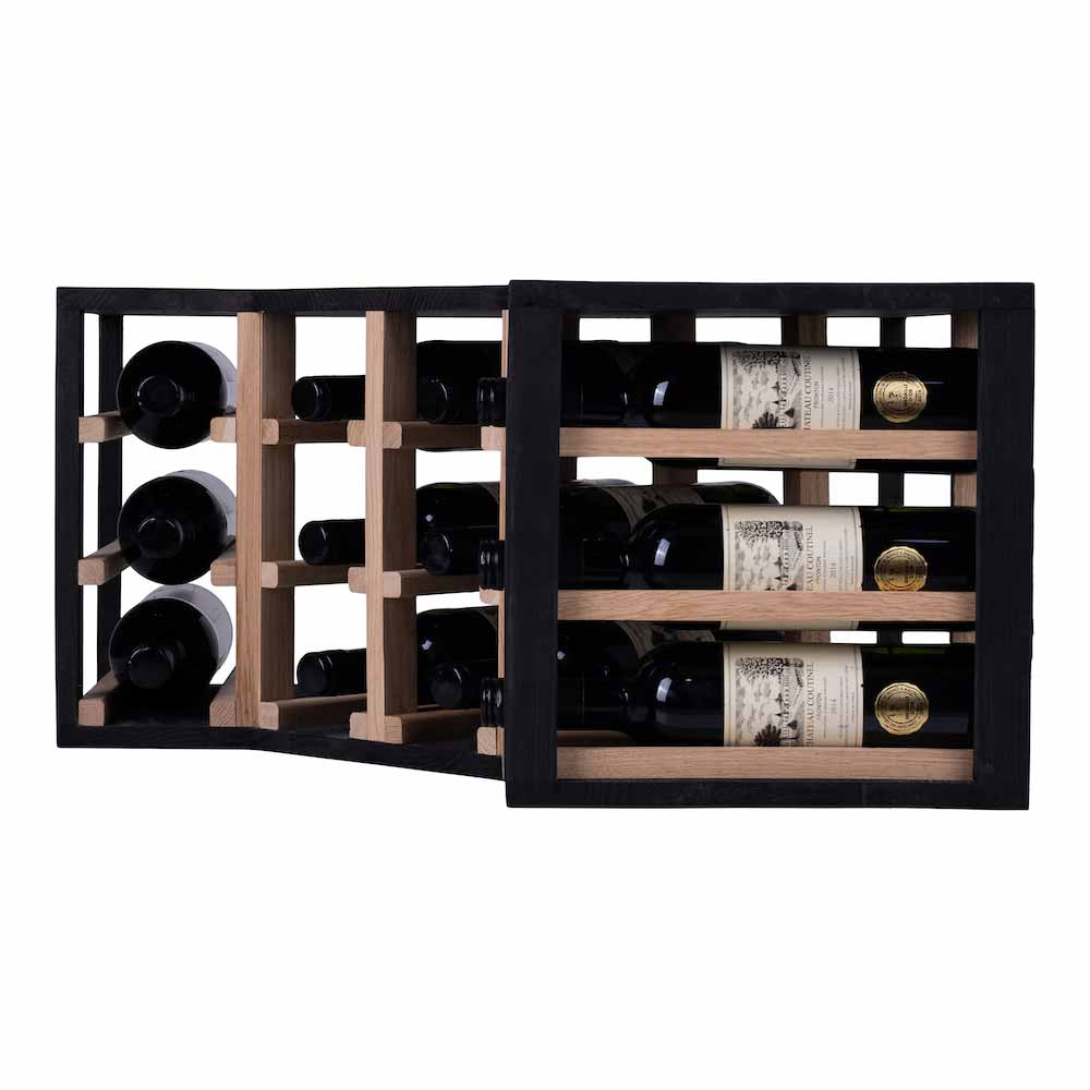 12 bottle Corner Wine Rack - Wine Rack Store