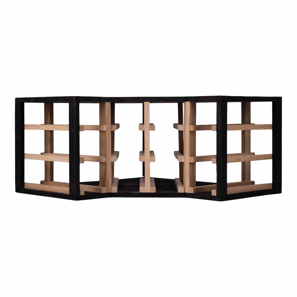 12 bottle Corner Wine Rack - Wine Rack Store