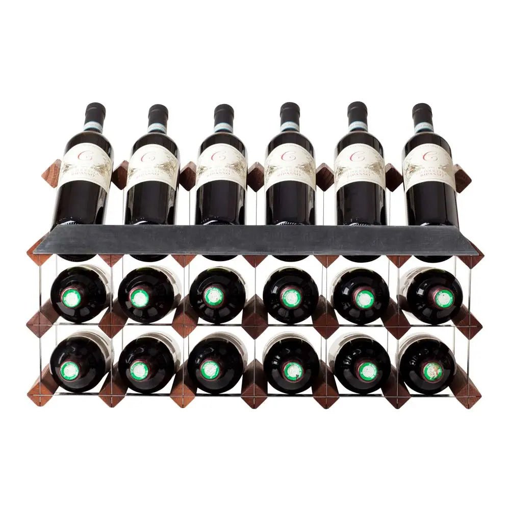 18 Bottle Display Wine Rack Classic Line Wine Rack - Wine Rack Store