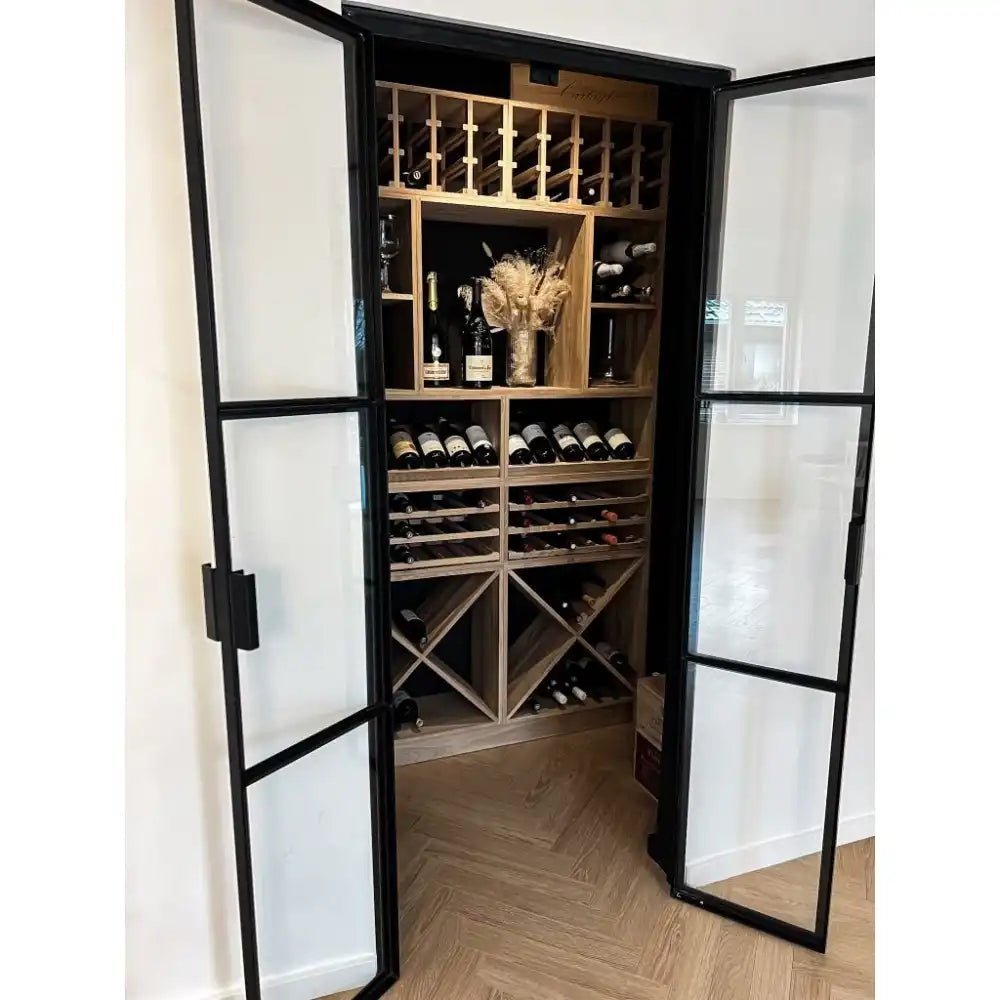 18 Bottles Oak Wine Rack - Wine Rack Store