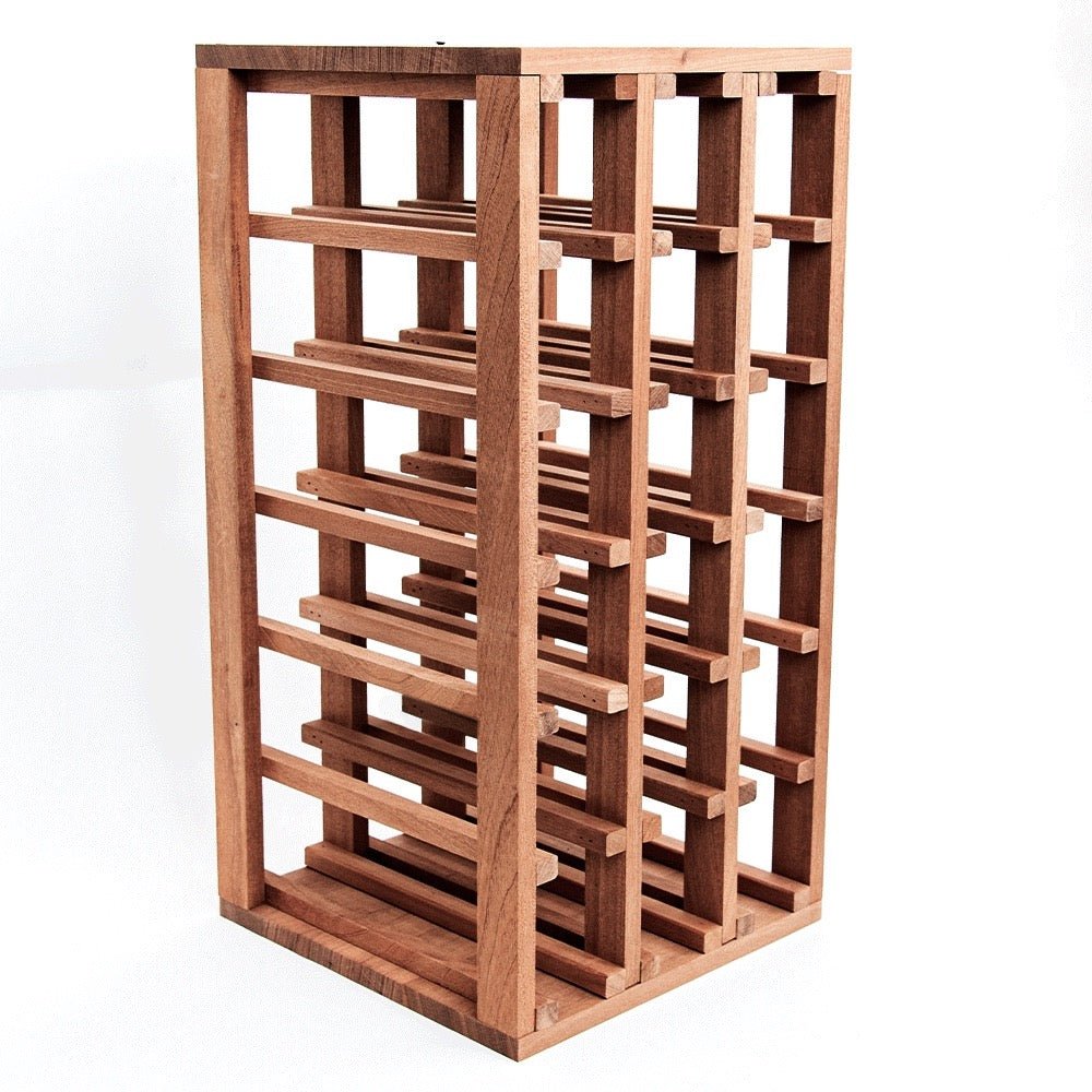 Solid Hardwood Wine Racks - Oak & Sapele - Wine Rack Store