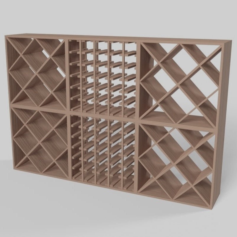 180 Bottles Diamond Wine Rack Set - Style 1 - Wine Rack Store