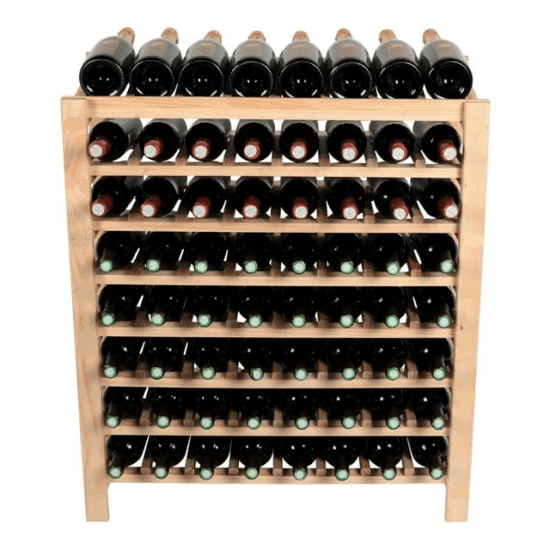 64 Bottles Wine Cabinet Display - Wine Rack Store