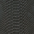 Black reptile eco-leather