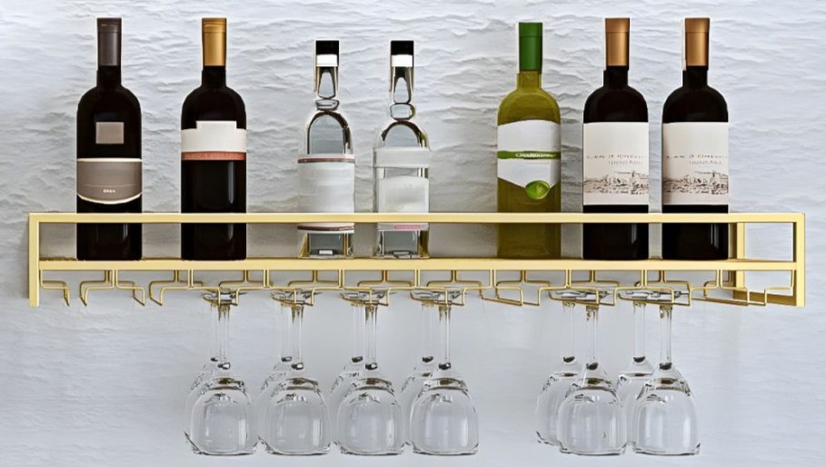 Wall Mount Display Rack - Wine Rack Store