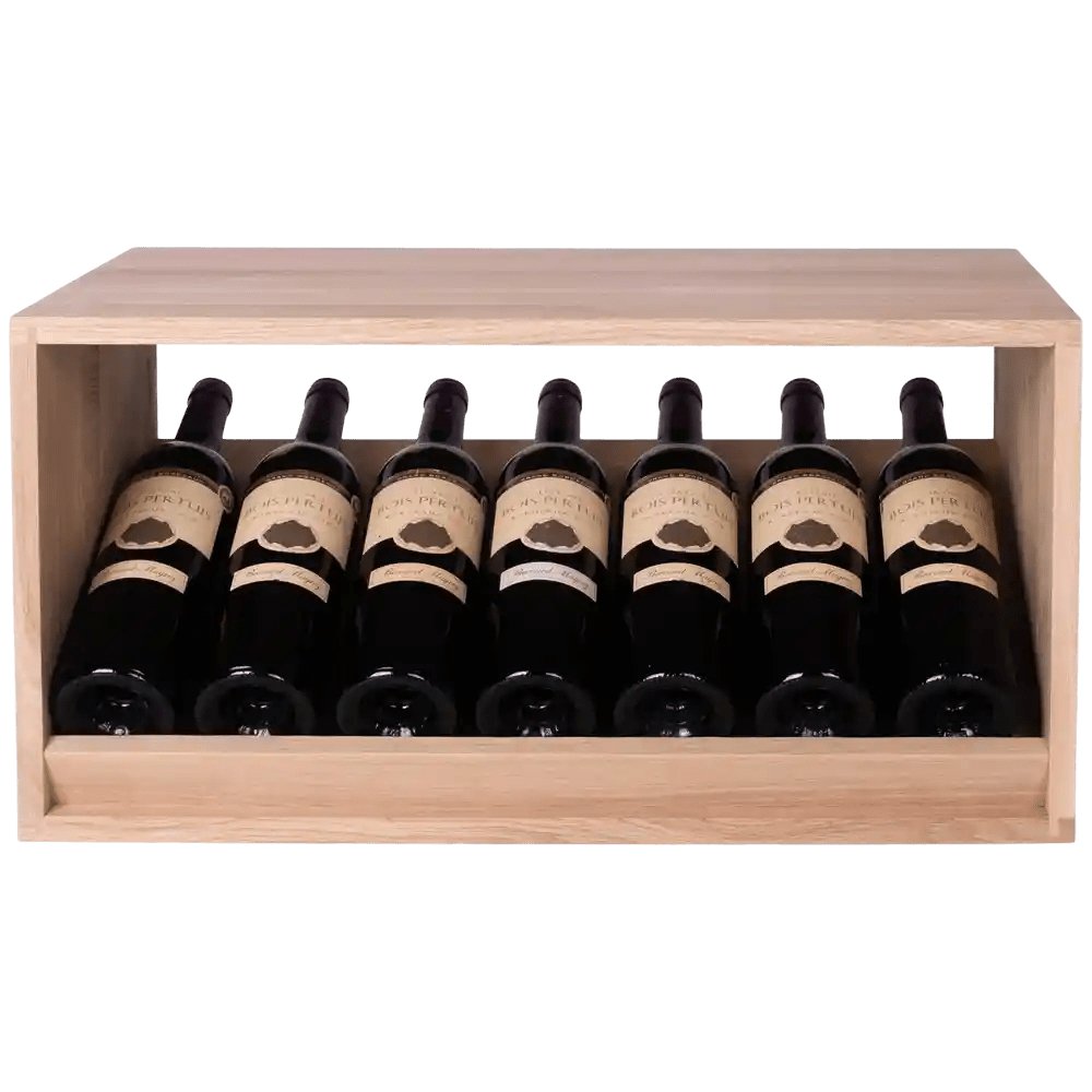 Solid Oak Display Wine Rack - Wine Rack Store