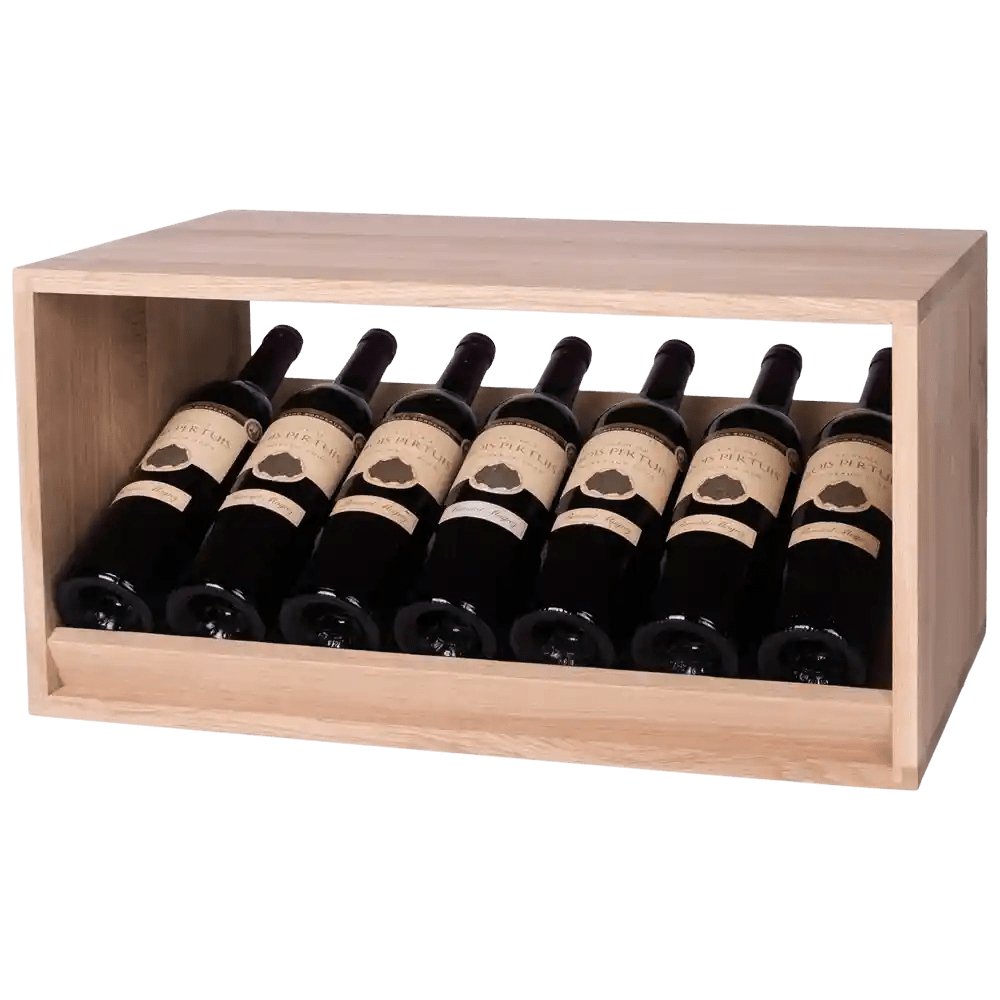 Solid Oak Display Wine Rack - Wine Rack Store