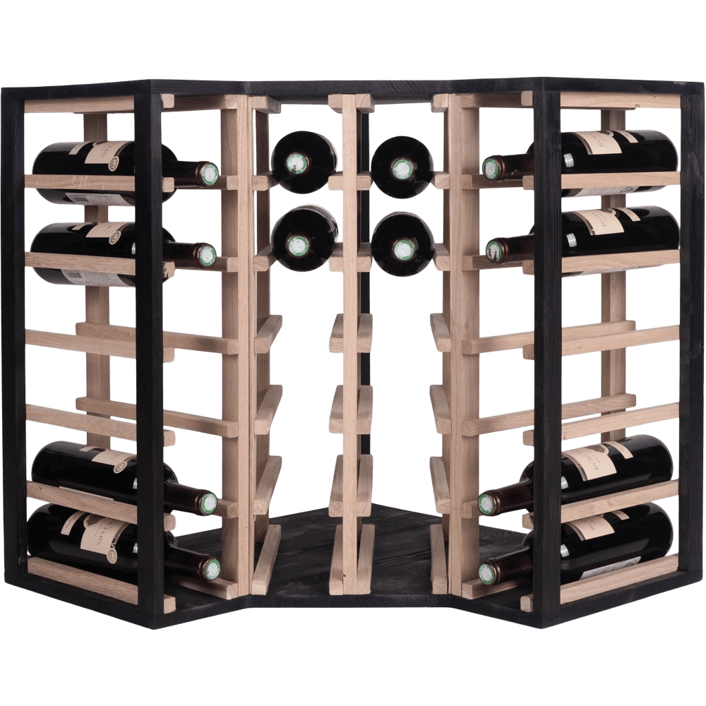 24 bottle Corner Wine Rack - Wine Rack Store
