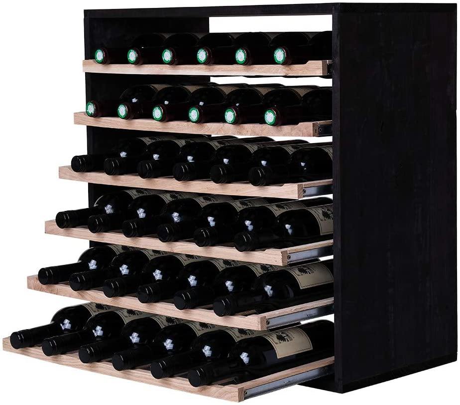 36 Bottles Shelves Wine Rack.