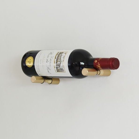 One Bottle Wine Pegs | Wine Rack Store | Gold