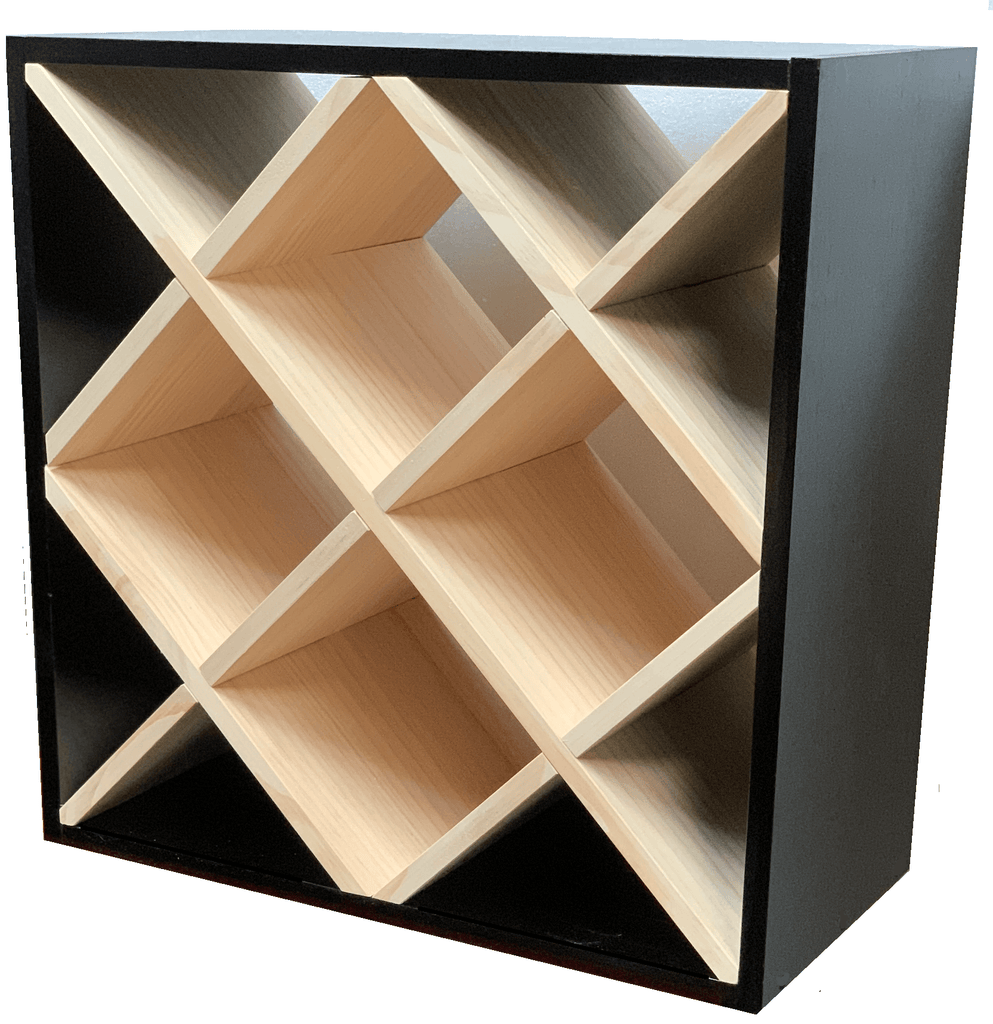 Diamond Cube 30 Bottles Wine Rack.