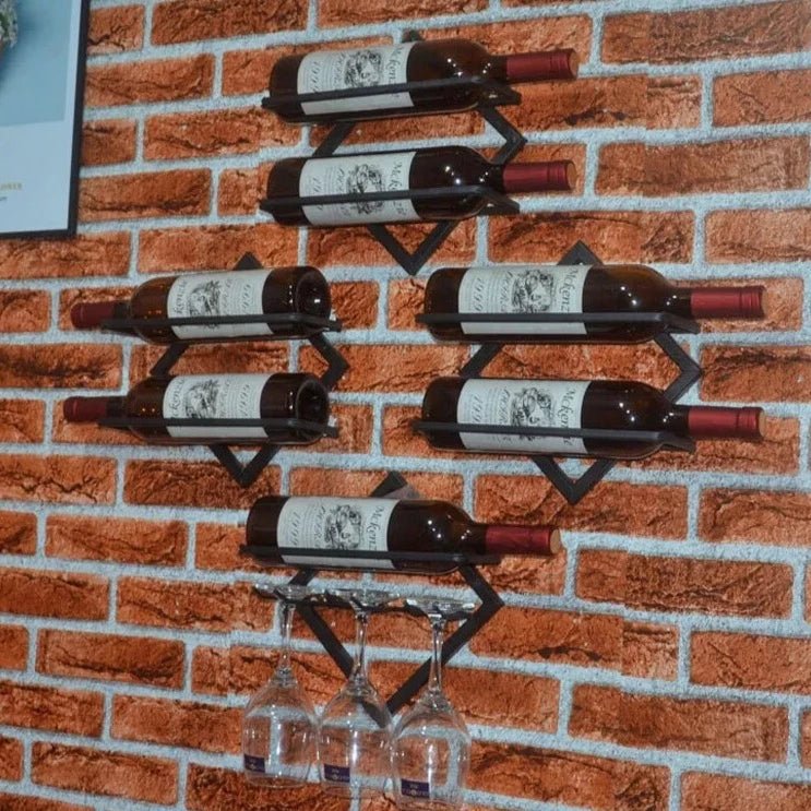 Magnum 1.5L Iron Wall Mount Wine Bottle Holder | Wine Rack Store