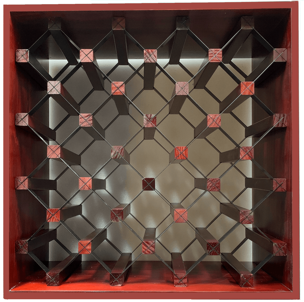 Modern Module Cube Wine Rack.