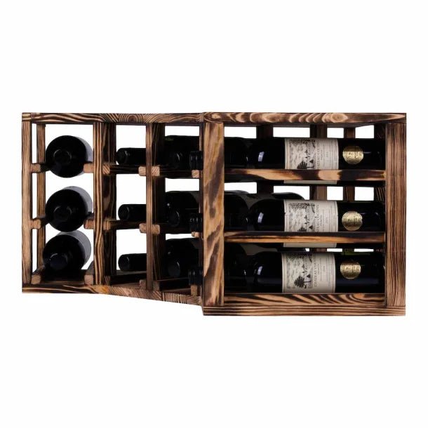 Burnt Pine Corner Wine Rack Wine Rack Store