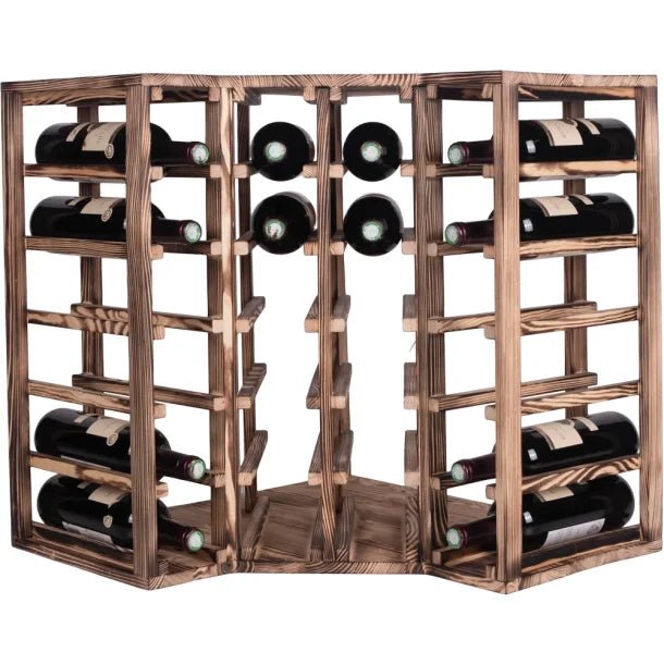 Burnt Pine Corner Wine Rack Wine Rack Store