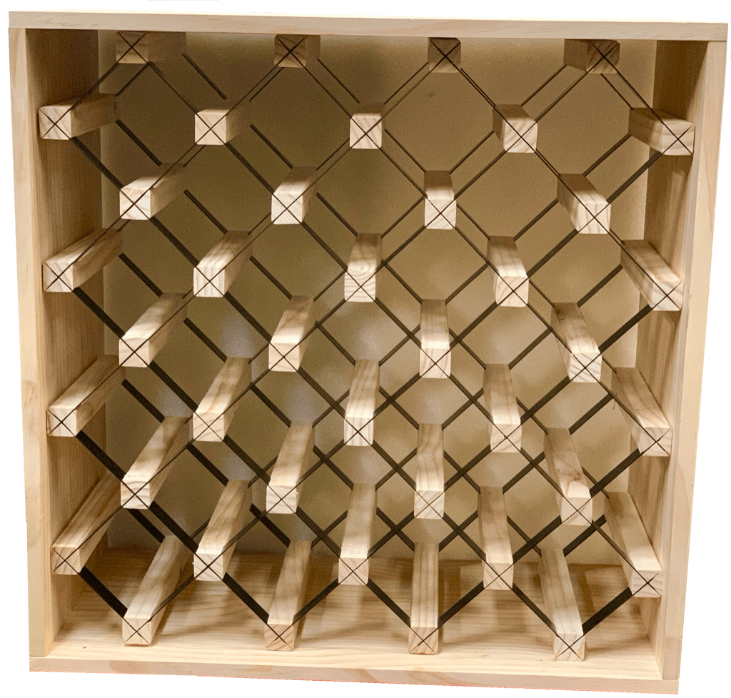 Modern Module Cube Wine Rack.