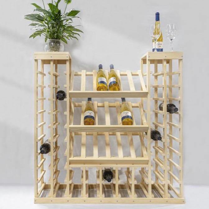 Wine Cabinet Display | 68 Bottles Display | Wine Rack Store